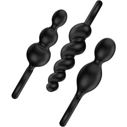 Satisfyer Booty Call Set Of 3 Black