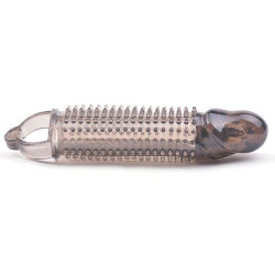 Stretchy Black Penis Sleeve With Pl