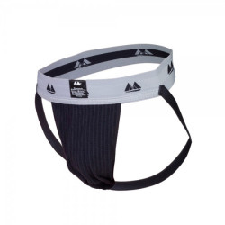 Jockstrap Black with 2 Inch Waistba