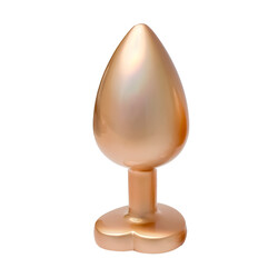 Gleaming Love Pearl Gold Butt Plug 