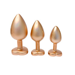 Gleaming Love Pearl Gold Butt Plug 
