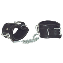 Zado Leather And Chain Ankle Leg Re