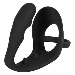Black Velvets Cock Ring And Anal Pl