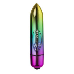 Rocks Off 80mm Rainbow Bullet Vibra
