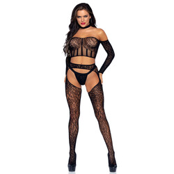 Leg Avenue Top and Suspender Set UK