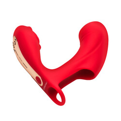 Rose Touch Pulsing Silicone Finger 