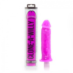 Clone A Willy Neon Purple Silicone 