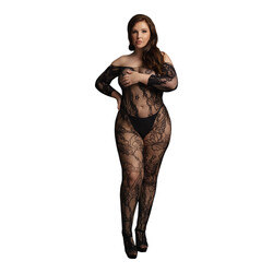 Le Desir Lace Sleeved Bodystocking 