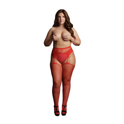 Le Desir Suspender Rhinestone Panty