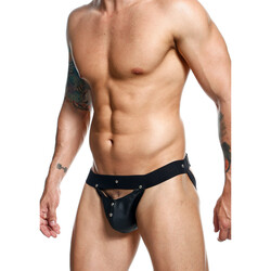 Male Basics Dngeon Peekaboo Jock Bl