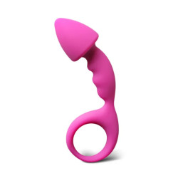 Pink Silicone Curved Comfort Butt P