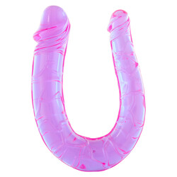 Double Mini Twin Head Jelly Penis D