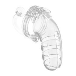 Man Cage 12  Male 5.5 Inch Clear Ch