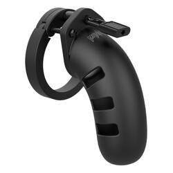 Man Cage 21 Male 4.5 Inch Black Sil