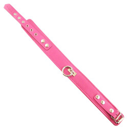 Rouge Garments Plain Pink Leather C