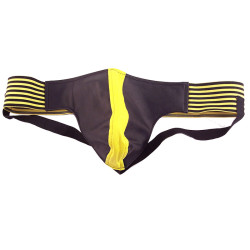 Rouge Garments Jock Black And Yello
