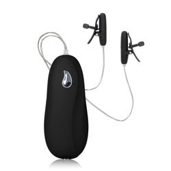 Heated Vibrating Nipple Teasers Bla
