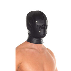Leather Full Face Mask With Detacha