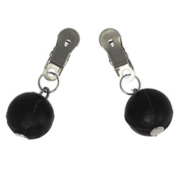 Nipple Clamps With Round Black Weig