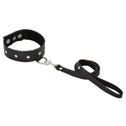 SportSheets Leather Leash And Colla